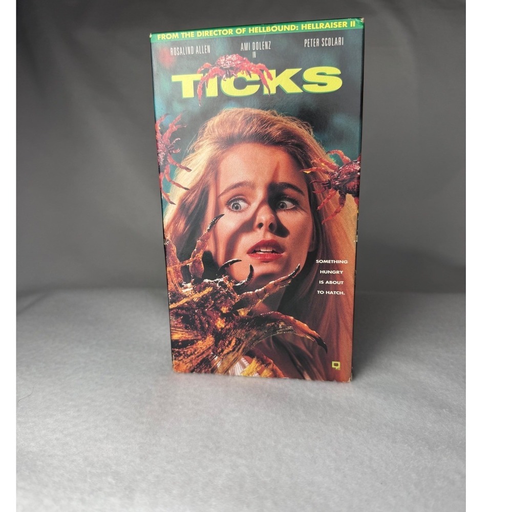 Ticks VHS 1994 Cult Horror Sci-Fi Seth Green Republic Pictures Original Box